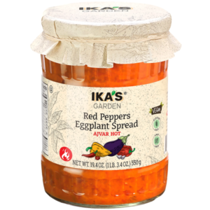 Ika's Garden Red Peppers Eggplant Spread Ajvar Hot 550g - Global Imports & Exports - Wholesale European Food Distributors