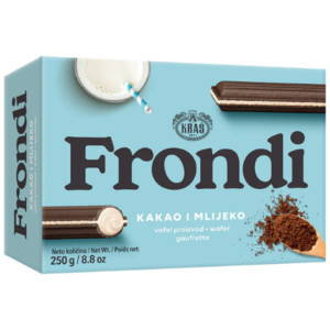 Kras Frondi Maxi Wafer Chocolate w Milk 250g - Global Imports & Exports - Wholesale European Food Distributors