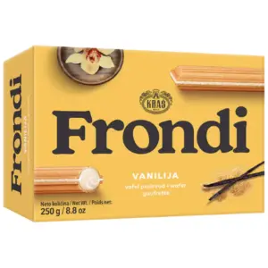 Kras Frondi Maxi Wafer Vanilla 250g - Global Imports & Exports - Wholesale European Food Distributors