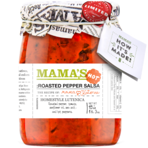 Mama's Salsa Roasted Pepper Hot 530g - Global Imports & Exports - Wholesale European Food Distributors