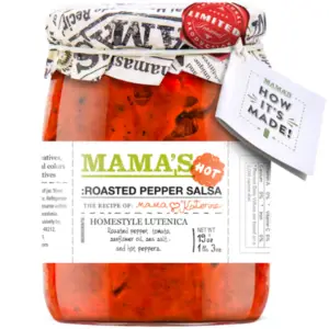 Mama's Salsa Roasted Pepper Hot 530g - Global Imports & Exports - Wholesale European Food Distributors