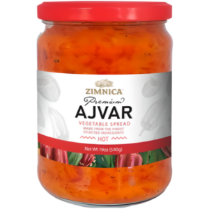 Zimnica Premium Ajvar Hot 540g - Global Imports & Exports - Wholesale European Food Distributors