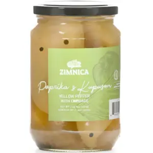 Zimnica Yellow Peppers w Cabbage 670g - Global Imports & Exports - Wholesale European Food Distributors