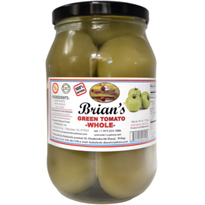 Brian's Green Tomato Whole 1700g - Global Imports & Exports - Wholesale European Food Distributors