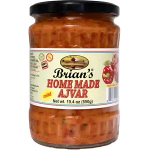 Brian's Home Made Ajvar Mild 550g - Global Imports & Exports - Wholesale European Food Distributors