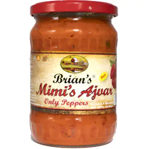 Brian's Mimi's Ajvar Hot (Only Peppers) 580g - Global Imports & Exports - Wholesale European Food Distributors