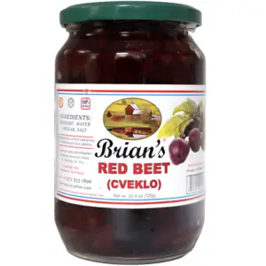 Brian's Red Beets Cveklo 720g - Global Imports & Exports - Wholesale European Food Distributors