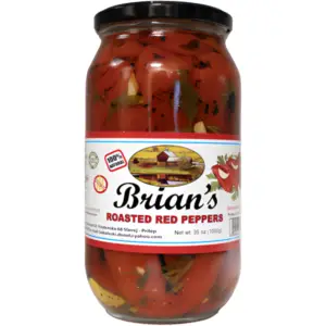 Brian's Roasted Red Peppers 1kg - Global Imports & Exports - Wholesale European Food Distributors
