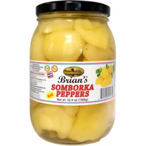 Brian's Somborka Peppers Hot 1500g - Global Imports & Exports - Wholesale European Food Distributors