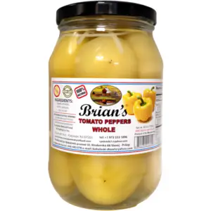 Brian's Tomato Peppers Whole 1700g - Global Imports & Exports - Wholesale European Food Distributors