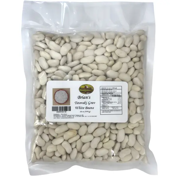 Brian's White Beans Tetovac 1lb - Global Imports & Exports - Wholesale European Food Distributors