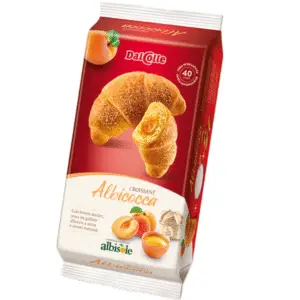 Dal Colle Croissant Albicocca Apricot 225g - Global Imports & Exports - Wholesale European Food Distributors