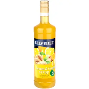 Belveder Lemon & Ginger Syrup 1L - Global Imports & Exports - Wholesale European Food Distributors