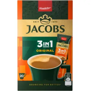 Jacobs Instant Coffee 3 in 1 Original 12g - Global Imports & Exports - Wholesale European Food Distributors