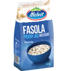 Melvit Fasola White Beans 400g - Global Imports & Exports - Wholesale European Food Distributors