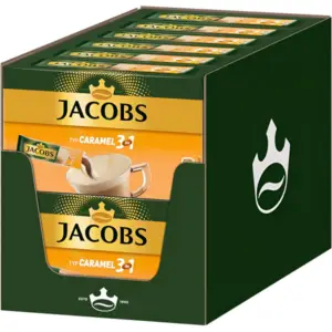 Jacobs Instant Coffee 3 in 1 Caramel 11.2g (12x10) - Global Imports & Exports - Wholesale European Food Distributors