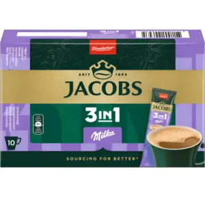 Jacobs Instant Coffee 3 in 1 Milka 12.4g (12x10) - Global Imports & Exports - Wholesale European Food Distributors