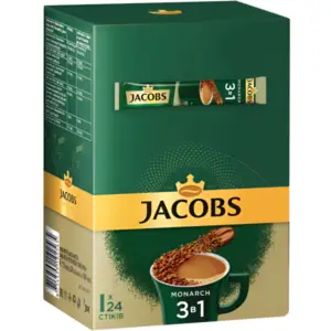 Jacobs Instant Coffee 3 in 1 Monarch 15g (10x24) - Global Imports & Exports - Wholesale European Food Distributors