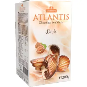 Vitaminka Atlantis Shells Dark Chocolate 200g - Global Imports & Exports - Wholesale European Food Distributors